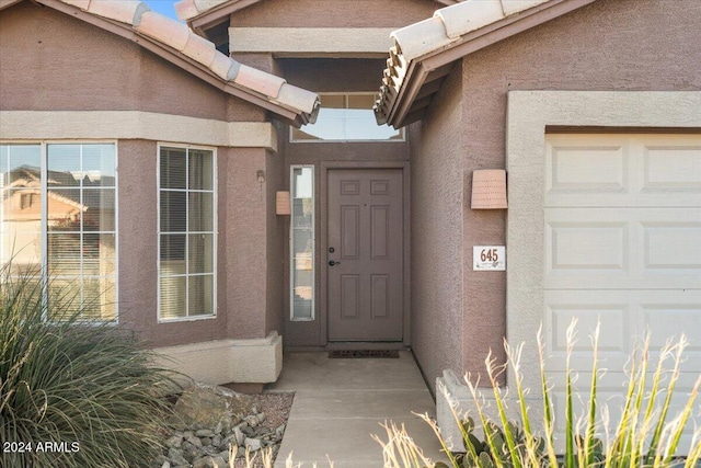 view of entrance to property