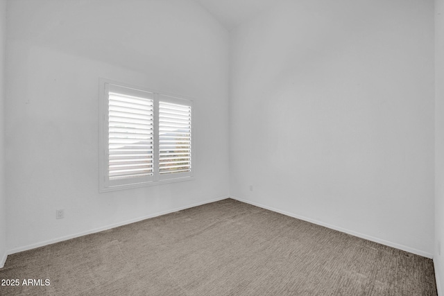 unfurnished room with carpet floors