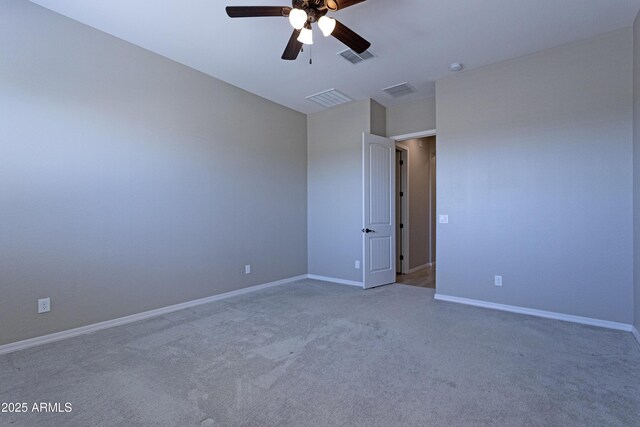 2811 S Jeffry St, Gilbert, AZ 85295 - carpeted spare room with a ceiling fan and baseboards