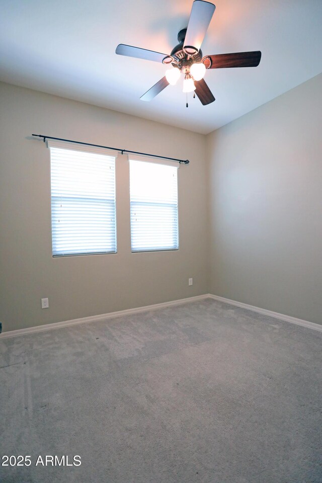 2811 S Jeffry St, Gilbert, AZ 85295 - unfurnished room featuring a ceiling fan and carpet floors