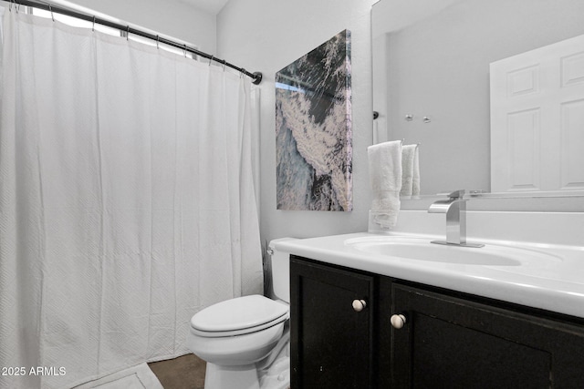 3436 E Gary Way, Gilbert, AZ 85234 - bathroom featuring tile patterned floors, toilet, and vanity
