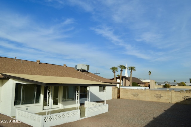 exterior space with a patio