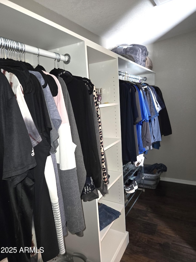 144 N Cactus Rd, Apache Junction, AZ 85119 - walk in closet featuring wood finished floors