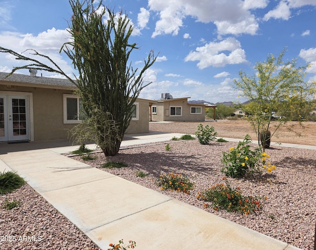 144 N Cactus Rd, Apache Junction, AZ 85119 - view of yard with a patio area and french doors