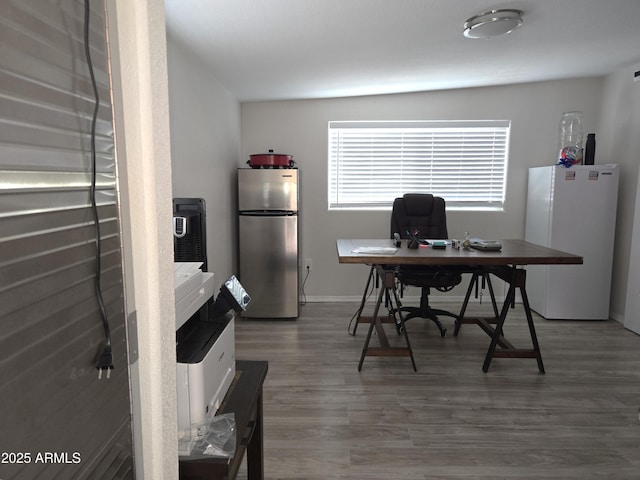144 N Cactus Rd, Apache Junction, AZ 85119 - office with wood finished floors and baseboards