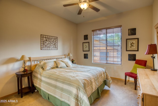 2721 W Snowberry Loop, Show Low, AZ 85901 - carpeted bedroom featuring baseboards and ceiling fan