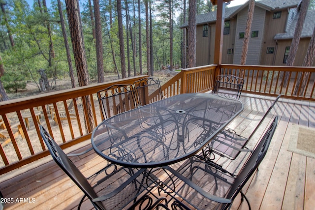 2721 W Snowberry Loop, Show Low, AZ 85901 - deck with outdoor dining area