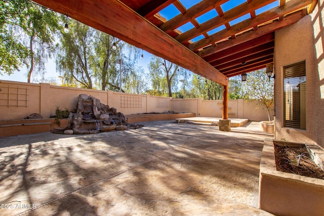 view of patio