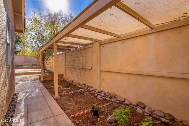 view of patio