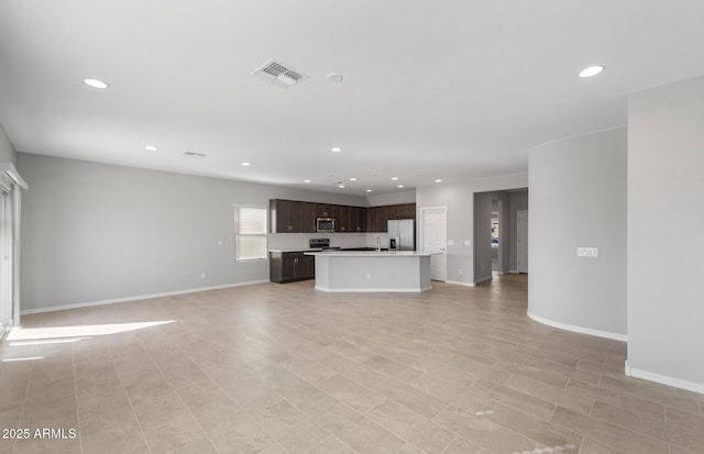 view of unfurnished living room