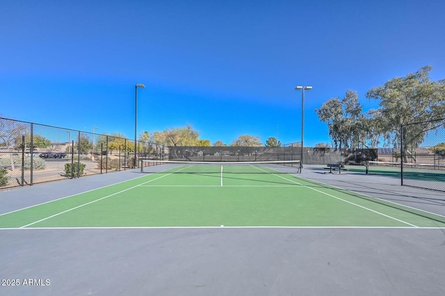 view of sport court