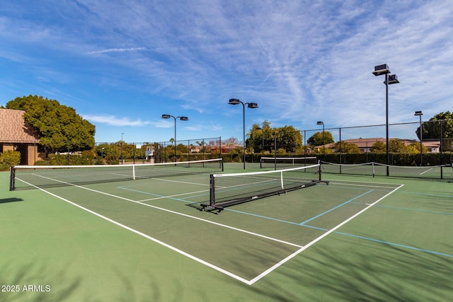 view of sport court