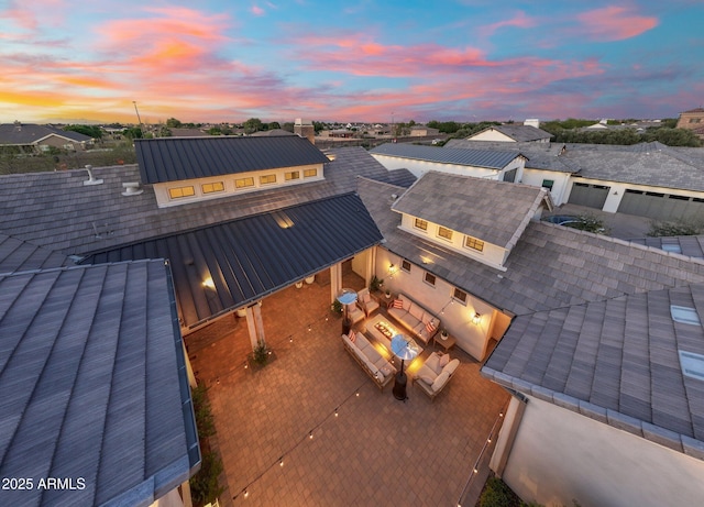 2652 E Pelican Ct, Gilbert, AZ 85297 - exterior view of a standing seam roof, a metal roof, and a residential view