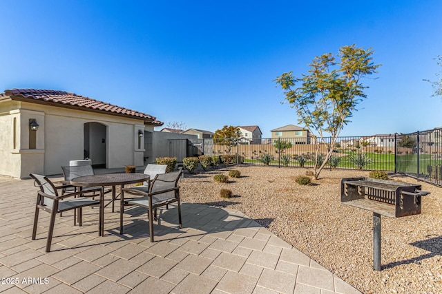 view of patio