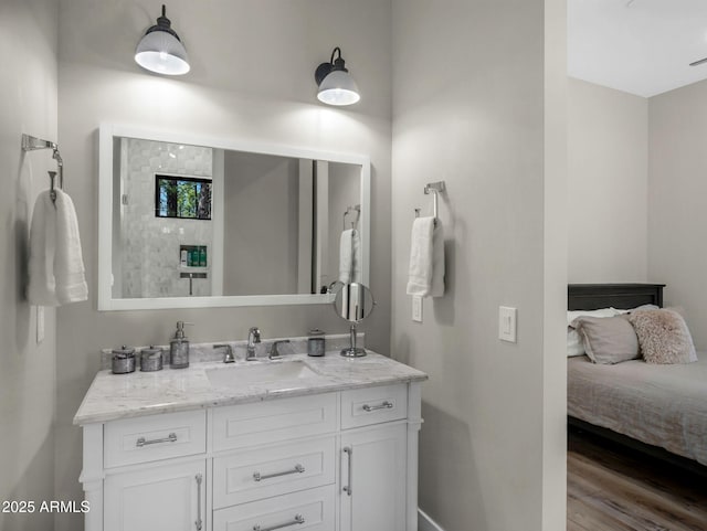 1137 Timbernook Xing, Williams, AZ 86046 - bathroom with wood finished floors and vanity