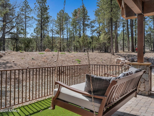 1137 Timbernook Xing, Williams, AZ 86046 - view of wooden terrace
