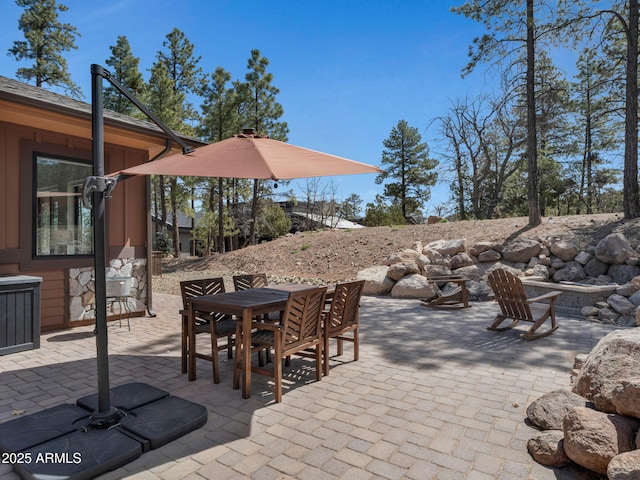 1137 Timbernook Xing, Williams, AZ 86046 - view of patio with outdoor dining area
