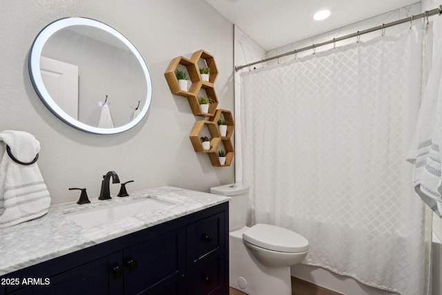 1057 W Laurel Ave, Gilbert, AZ 85233 - bathroom featuring vanity and shower / bath combo