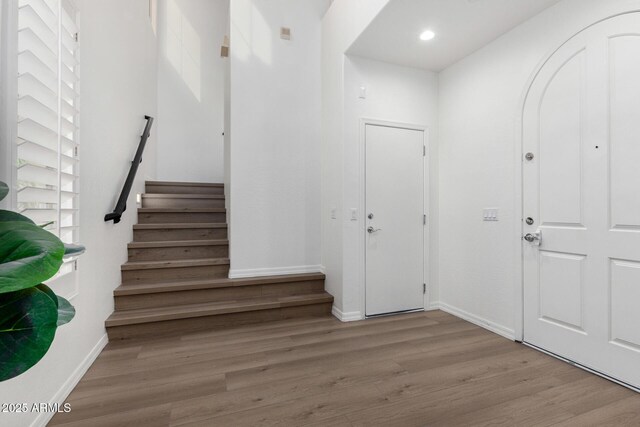 view of tiled entrance foyer