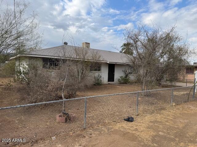 view of front of home