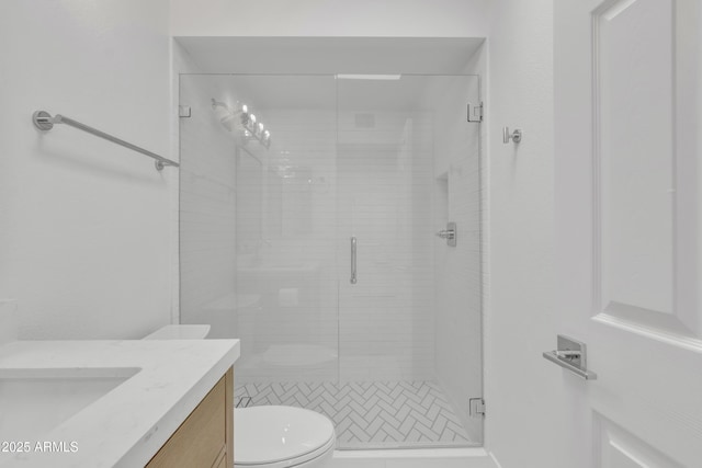 220 N 22nd Pl Unit 2036, Mesa, AZ 85213 - full bathroom with a stall shower and vanity