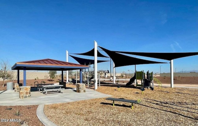 view of home's community featuring a gazebo