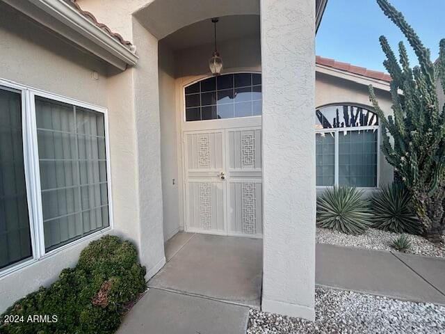 view of entrance to property