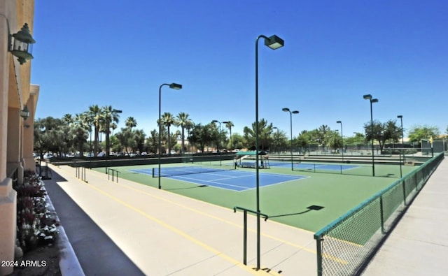 view of sport court