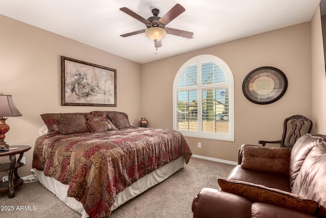 7504 W Patriot Way, Florence, AZ 85132 - bedroom with carpet flooring and ceiling fan