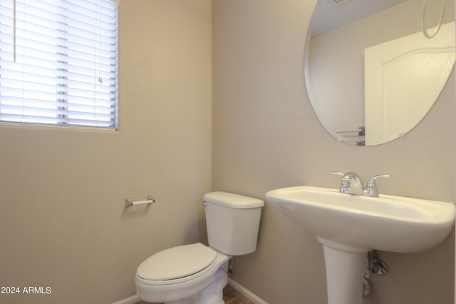 bathroom with toilet