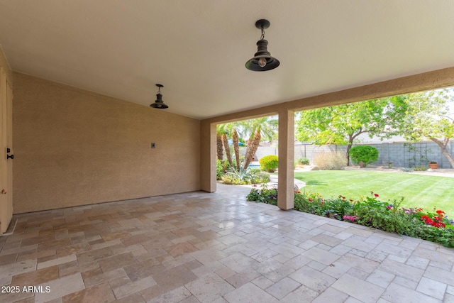 view of patio / terrace featuring a fenced backyard