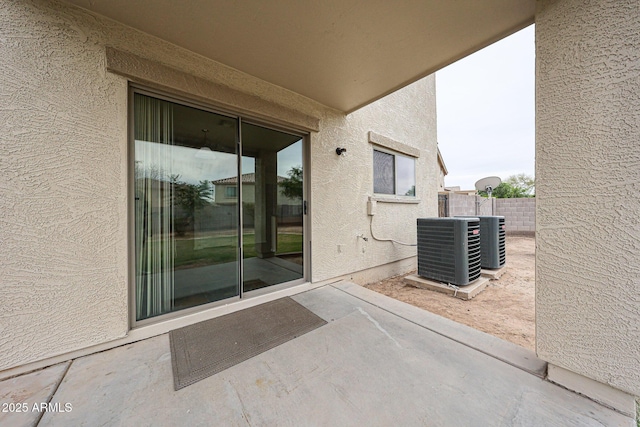 4804 S 25th Dr, Phoenix, AZ 85041 - view of patio / terrace featuring central air condition unit