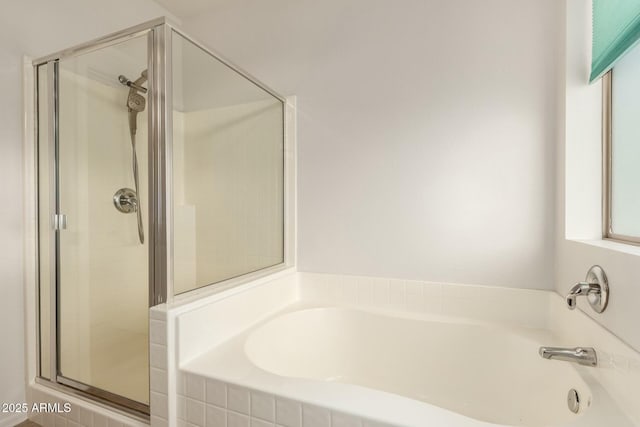 43142 N Outer Bank Dr, Anthem, AZ 85086 - bathroom with a bath and a shower stall