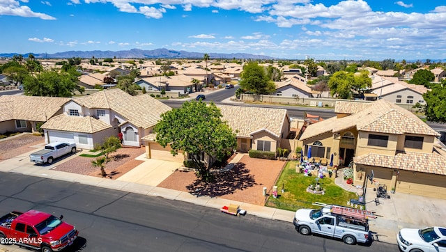 3140 N 114th Dr, Avondale, AZ 85392 - birds eye view of property with a mountain view and a residential view