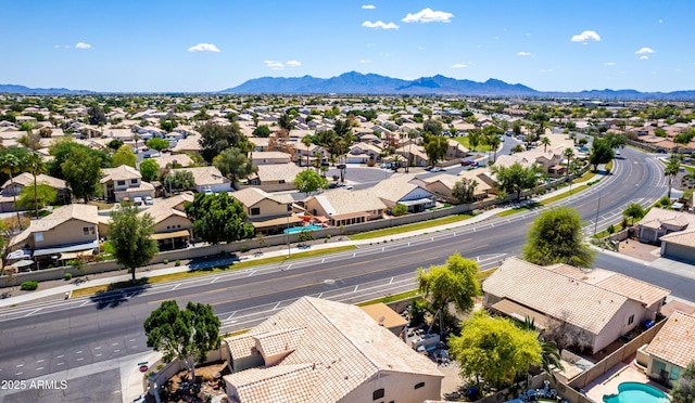 3140 N 114th Dr, Avondale, AZ 85392 - drone / aerial view with a mountain view and a residential view