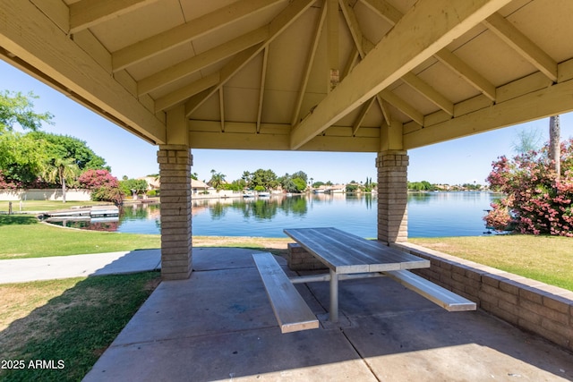 3140 N 114th Dr, Avondale, AZ 85392 - view of patio featuring a water view