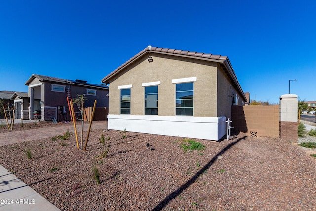 view of side of property