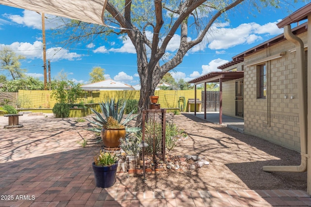 view of patio