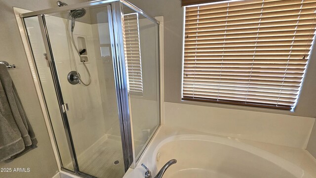 3002 W Caravaggio Ln, Phoenix, AZ 85086 - full bath featuring a shower stall and a garden tub