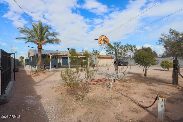 view of rear view of property