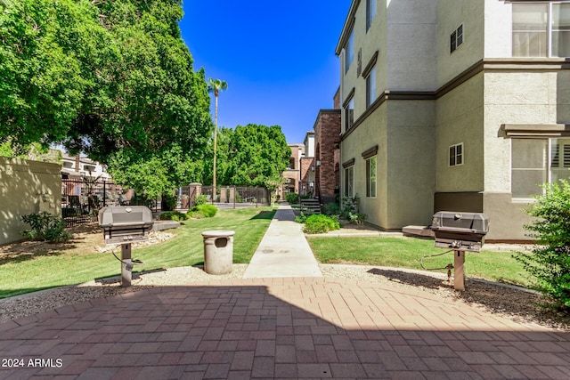 view of patio / terrace with grilling area