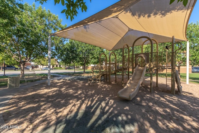 view of communal playground