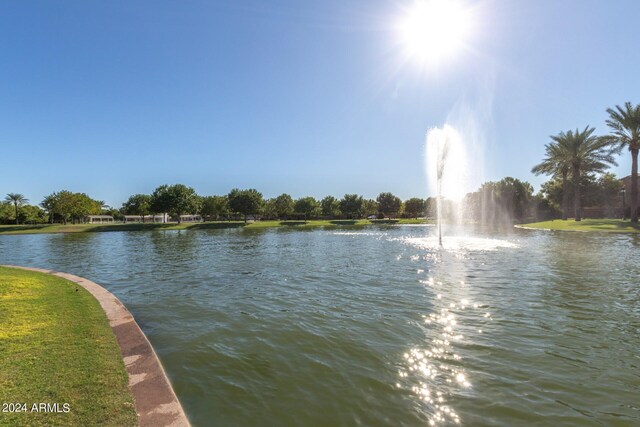 view of water feature