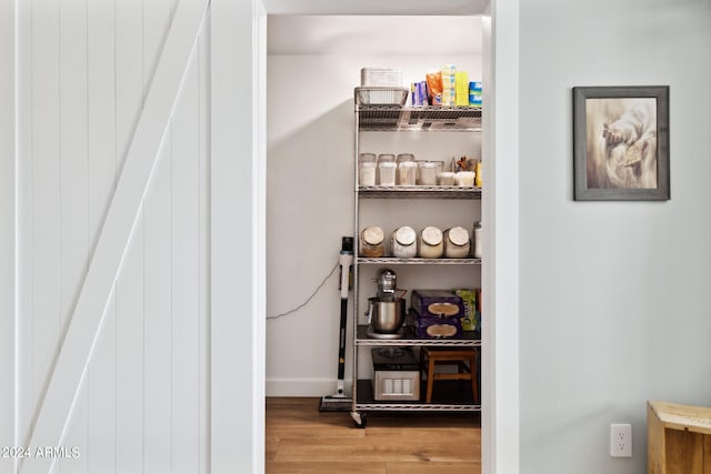 view of pantry