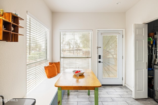 view of dining room