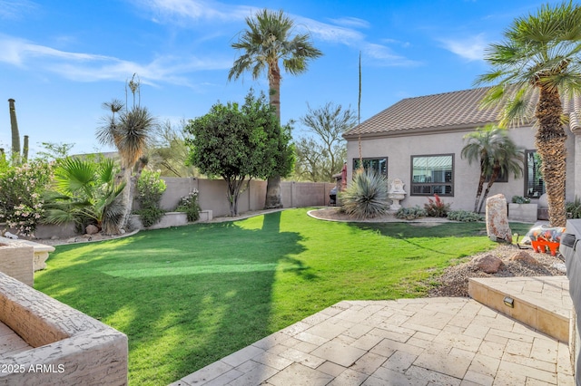 26475 N Wrangler Rd, Scottsdale, AZ 85255 - fenced backyard featuring a patio