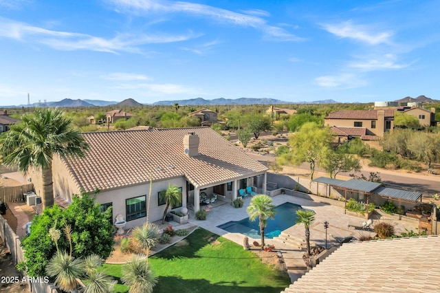 26475 N Wrangler Rd, Scottsdale, AZ 85255 - drone / aerial view of a mountainous background