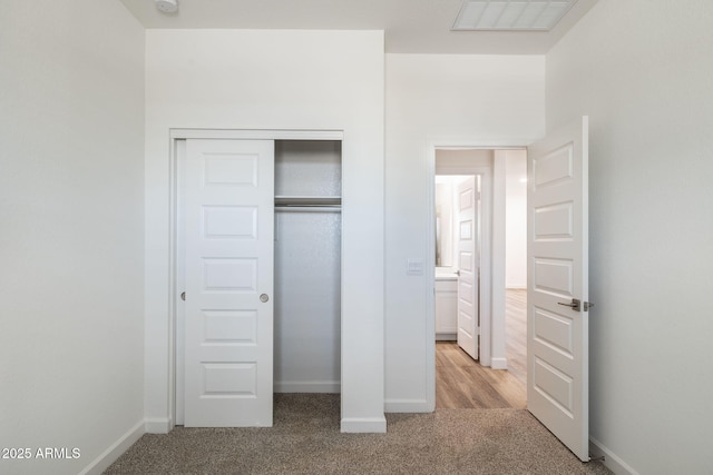 closet with visible vents