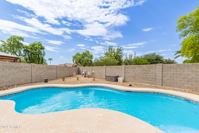 view of pool