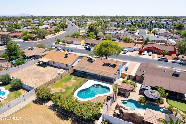 2338 E Javelina Ave, Mesa, AZ 85204 - aerial perspective of suburban area with a pool